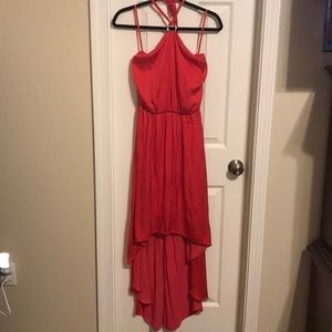 White House Black Market High Low Halter Dress